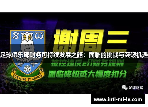 足球俱乐部财务可持续发展之路：面临的挑战与突破机遇